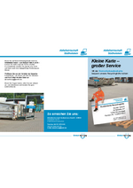 Minibild der Broschüre mit Link zur PDF Kundenkarten Recyclinghöfe