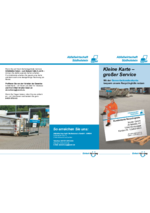 Minibild der Broschüre mit Link zur PDF Kundenkarten Recyclinghöfe