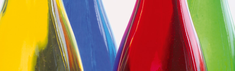 Bunte Flaschen